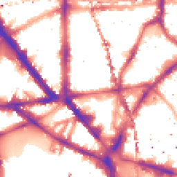 Night-time road noise heatmap for SE1 0AG