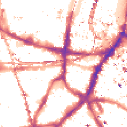 Night-time road noise heatmap for SE1 0AR