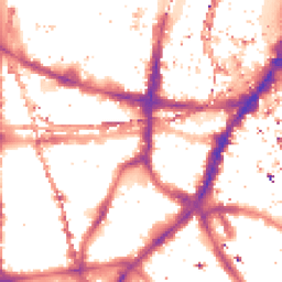 Night-time road noise heatmap for SE1 0AT