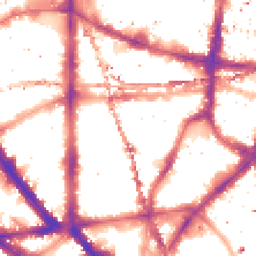 Night-time road noise heatmap for SE1 0BD