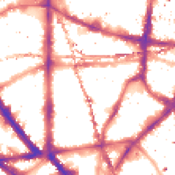 Night-time road noise heatmap for SE1 0BF