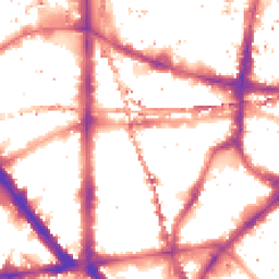 Night-time road noise heatmap for SE1 0BL
