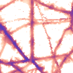 Night-time road noise heatmap for SE1 0BW