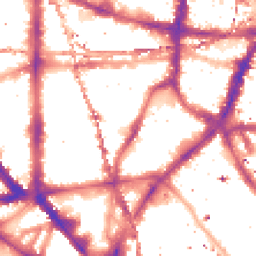 Night-time road noise heatmap for SE1 0BX