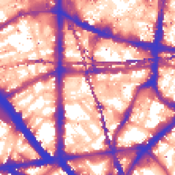 Daytime road noise heatmap for SE1 0BZ