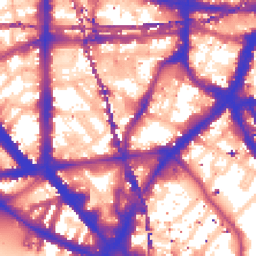 Daytime road noise heatmap for SE1 0DG