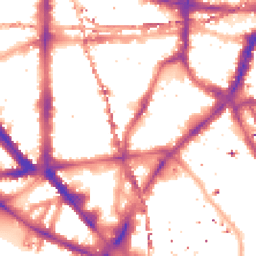 Night-time road noise heatmap for SE1 0DG