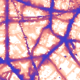 Daytime road noise heatmap for SE1 0ED
