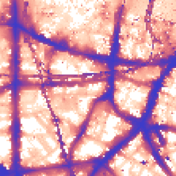 Daytime road noise heatmap for SE1 0EL