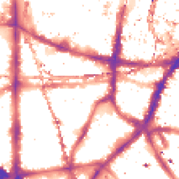 Night-time road noise heatmap for SE1 0EL