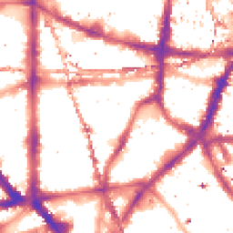 Night-time road noise heatmap for SE1 0EQ