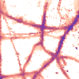 Night-time road noise heatmap for SE1 0ES