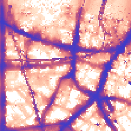 Daytime road noise heatmap for SE1 0ET