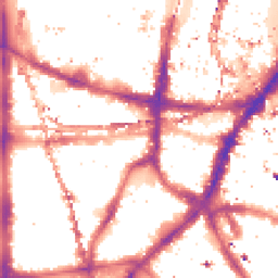Night-time road noise heatmap for SE1 0ET