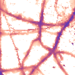 Night-time road noise heatmap for SE1 0EU
