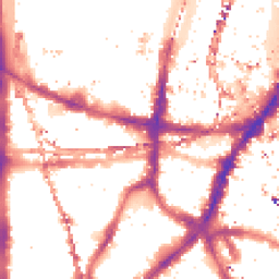Night-time road noise heatmap for SE1 0FB