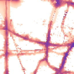 Night-time road noise heatmap for SE1 0FD