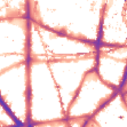 Night-time road noise heatmap for SE1 0HF