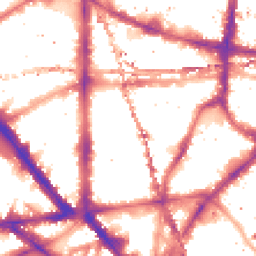 Night-time road noise heatmap for SE1 0SH