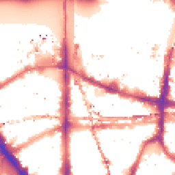 Night-time road noise heatmap for SE1 0UJ