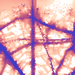 Daytime road noise heatmap for SE1 0XE