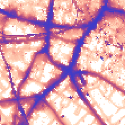 Daytime road noise heatmap for SE1 1AN