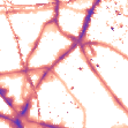 Night-time road noise heatmap for SE1 1DB