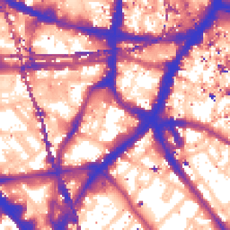 Daytime road noise heatmap for SE1 1EE