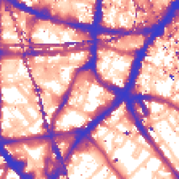 Daytime road noise heatmap for SE1 1EF