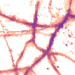 Night-time road noise heatmap for SE1 1ET