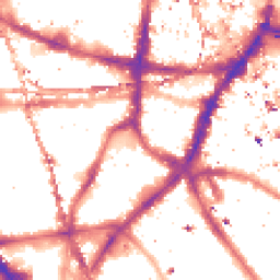 Night-time road noise heatmap for SE1 1EW