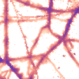 Night-time road noise heatmap for SE1 1PF