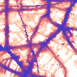 Daytime road noise heatmap for SE1 1PS