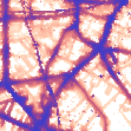 Daytime road noise heatmap for SE1 1PU