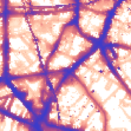 Daytime road noise heatmap for SE1 1PX
