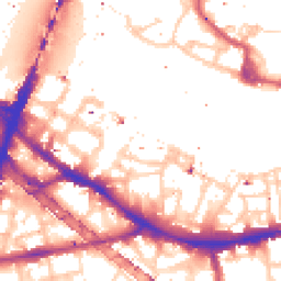 Daytime road noise heatmap for SE1 2EA