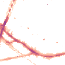 Night-time road noise heatmap for SE1 2EA