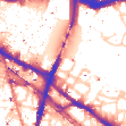Daytime road noise heatmap for SE1 2LJ