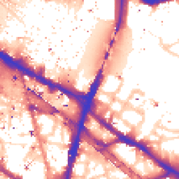 Daytime road noise heatmap for SE1 2RA