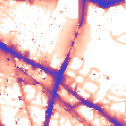 Daytime road noise heatmap for SE1 2RF