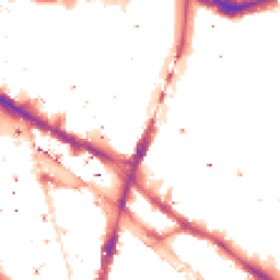 Night-time road noise heatmap for SE1 2RF