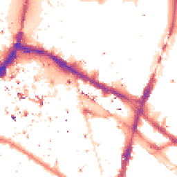 Night-time road noise heatmap for SE1 2RH