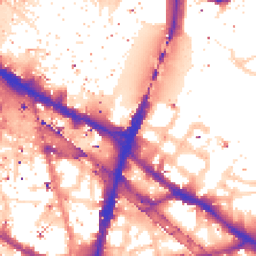 Daytime road noise heatmap for SE1 2RY