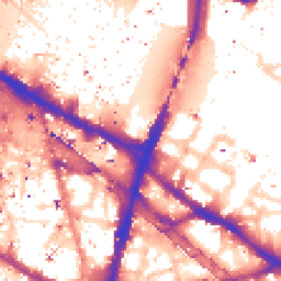 Daytime road noise heatmap for SE1 2RZ