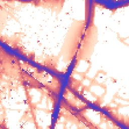 Daytime road noise heatmap for SE1 2SF