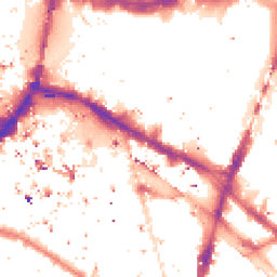 Night-time road noise heatmap for SE1 2TH