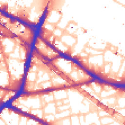 Daytime road noise heatmap for SE1 2XU