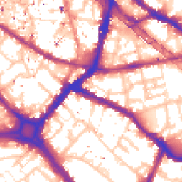 Daytime road noise heatmap for SE1 3AB