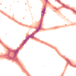 Night-time road noise heatmap for SE1 3AB