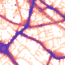 Daytime road noise heatmap for SE1 3DX